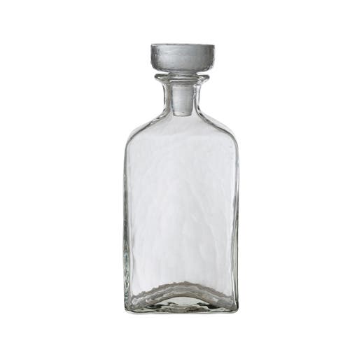 Storied Home Glass Decanter In Transparent