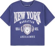 abercrombie kids Kids' Logo Graphic T-Shirt