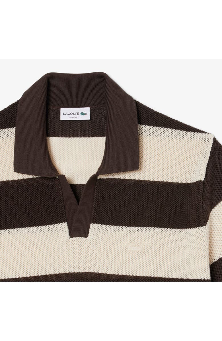 Lacoste Summer Pack Polo Sweater, Alternate, color, Naturel Clair/ Buffalo