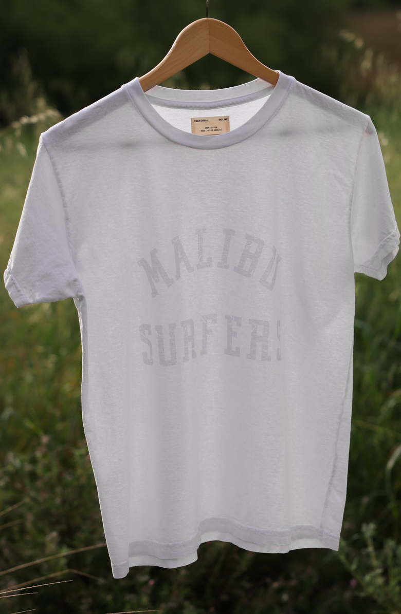 CALIFORNIA INCLINE Malibu Surfers Tee, Alternate, color, Salt