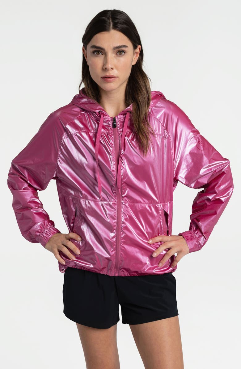 Lole Ultralight Edition Packable Jacket, Alternate, color, Rhubarb
