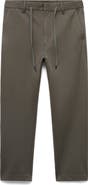 MANGO Slim Fit Drawstring Pants