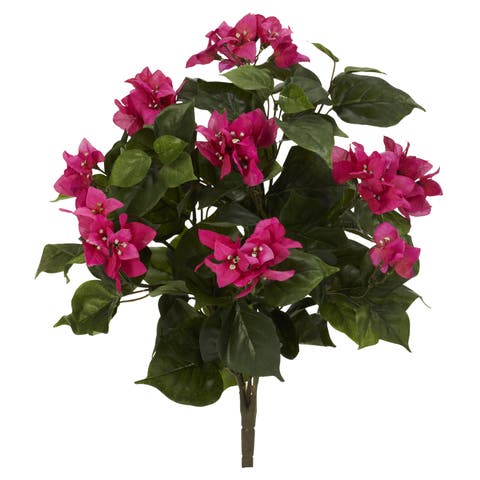 20-in Bougainvillea Artificial Plant (Set of 3)