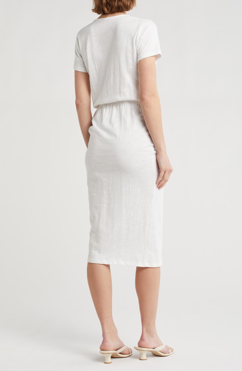 Tart Sharon Surplice V-Neck Organic Cotton Dress, Alternate, color, White