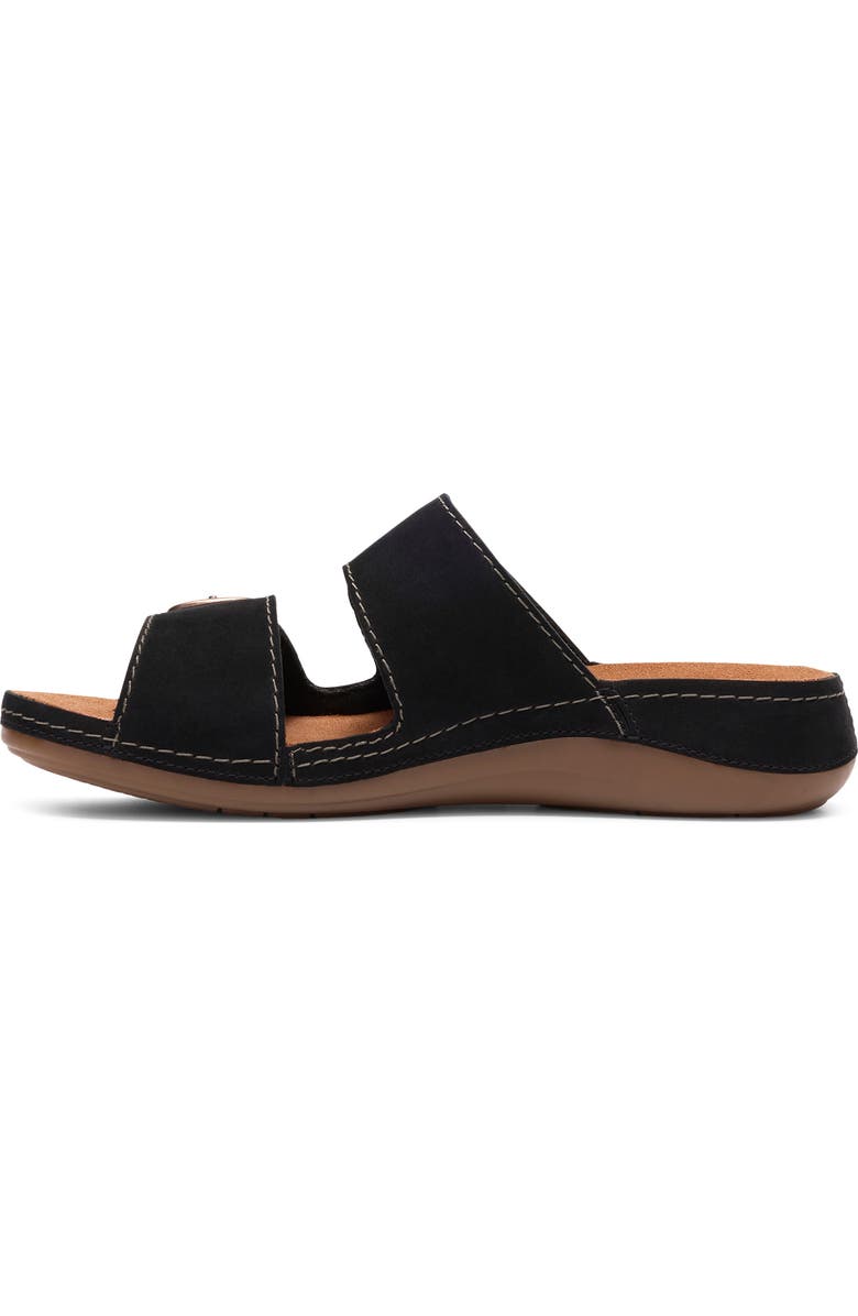 Clarks<sup>®</sup> Cecily Step Sandal, Alternate, color, Black Nubuck