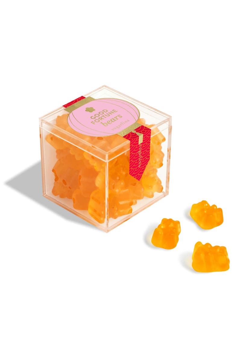 sugarfina Lunar New Year Set of 3 Good Fortune Bears Candy Cubes, Alternate, color, 