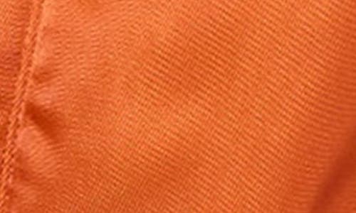 Topshop Nylon Bomber Jacket In Orange