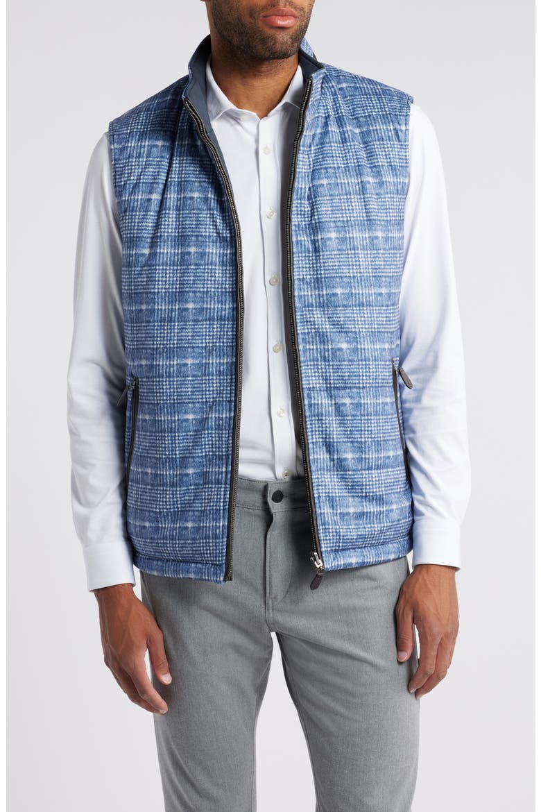 Upton Quilted Reversible Vest, Main, color, NAVY