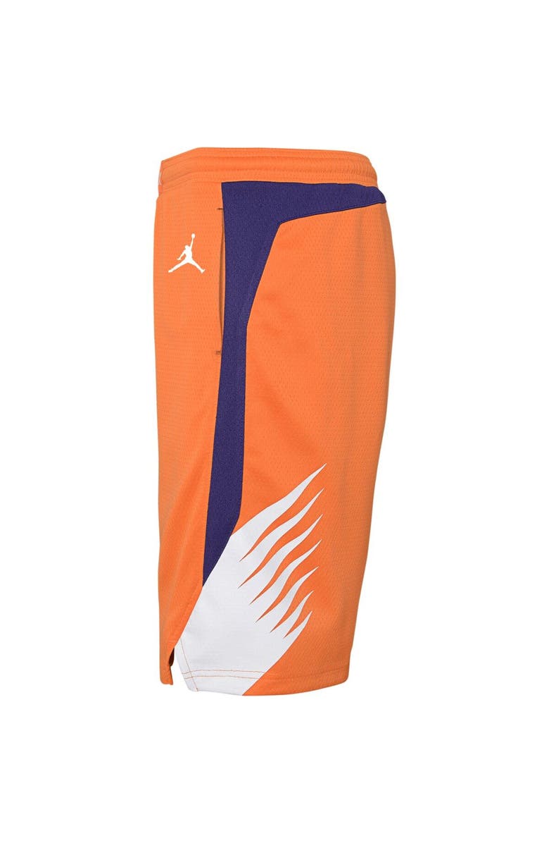 Jordan Brand Youth Jordan Brand Orange Phoenix Suns 2019/20 Swingman Performance Shorts - Statement Edition, Alternate, color, Orange