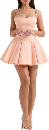 HOUSE OF CB Rosalinda Jacquard Minidress | Nordstrom
