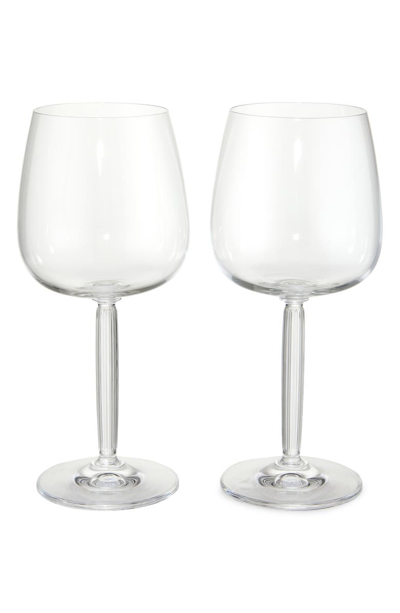 Kahler Hammershøi Set of 2 Red Wine Glasses, Main, color, Clear