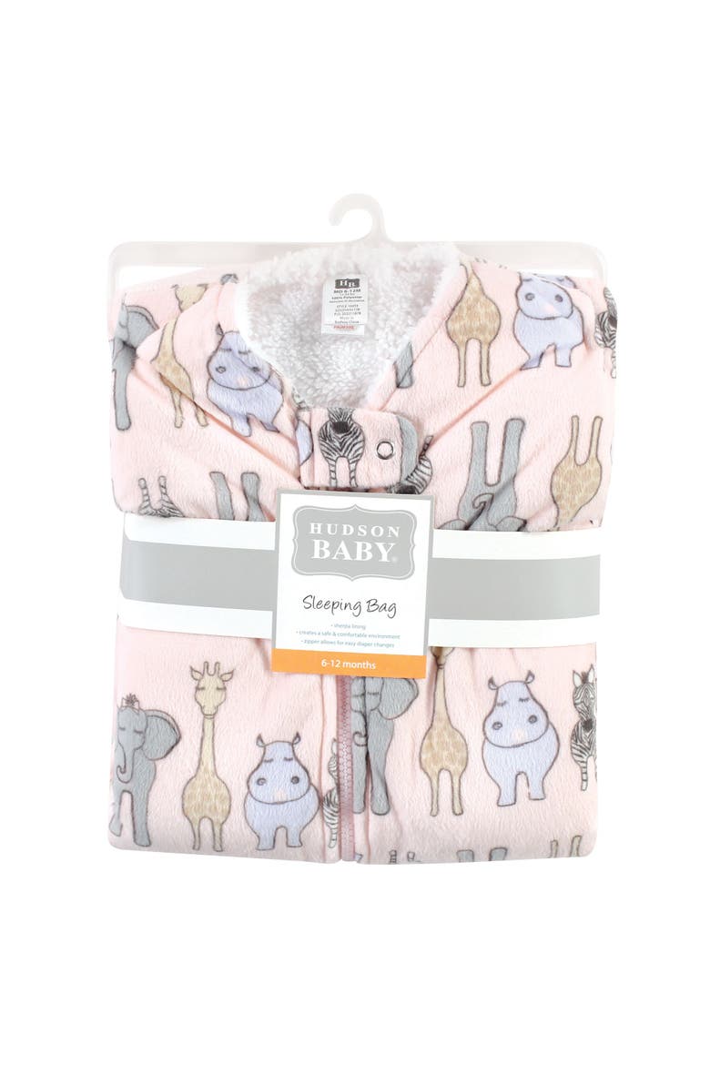 Mink with Inner Sleeping Bag, Sack, Blanket, Alternate, color, Pink Safari