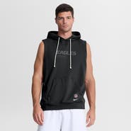 Nike Men's Nike Black Philadelphia Eagles Sideline Standard Issue Dri-FIT Sleeveless Hoodie