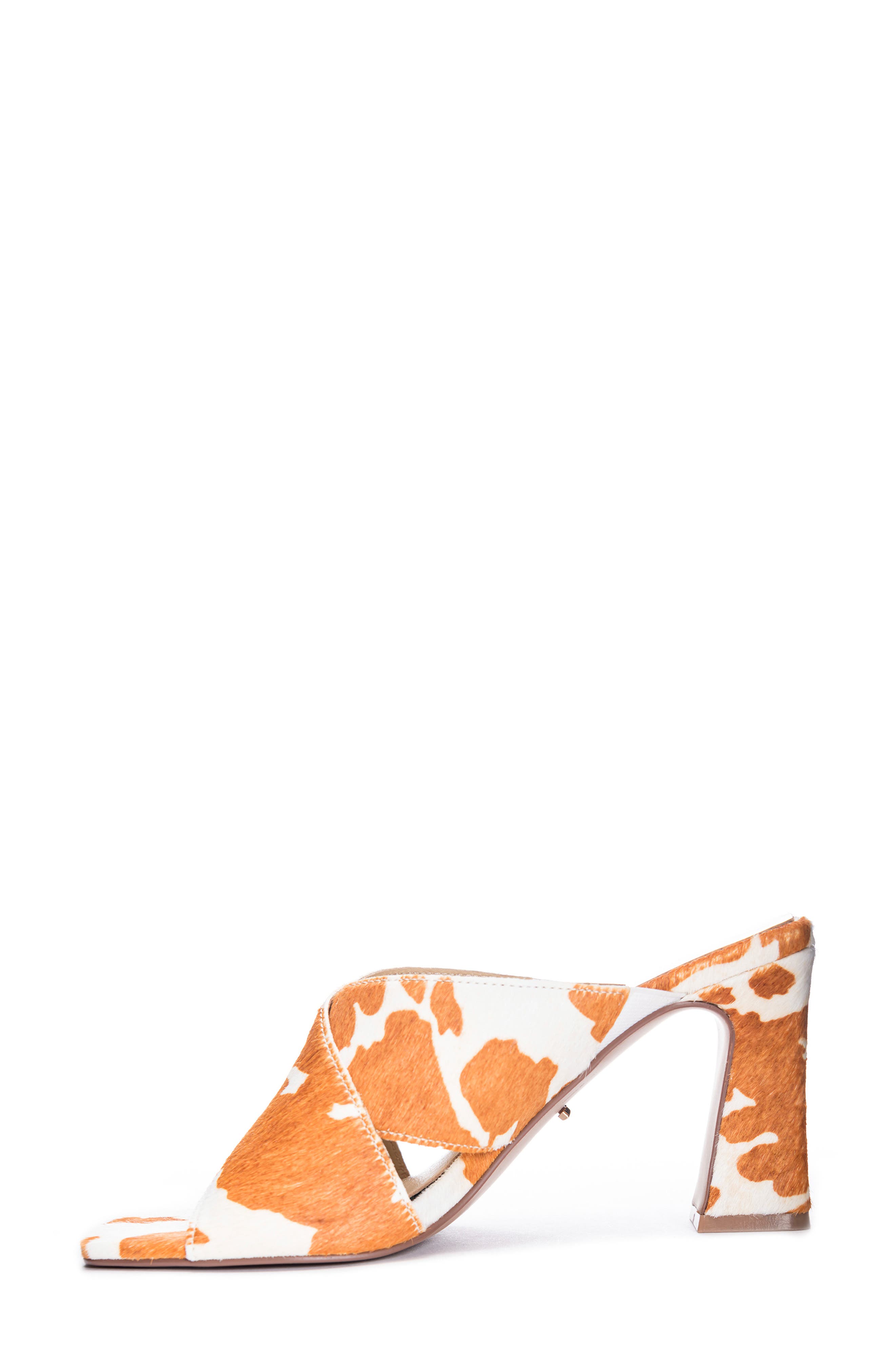 42 Gold Saldana Genuine Calf Hair Slide Sandal, Alternate, color, 