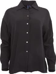 Lords of Harlech Sophie Silk Oversized Blouse