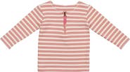 Manière Kids' Stripe Long Sleeve Zip Top
