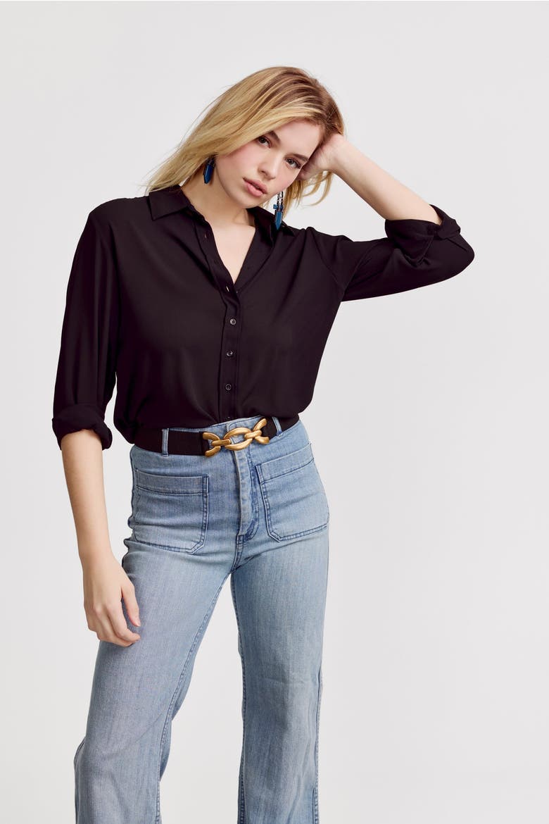 The Signature Shirt, Alternate, color, Black