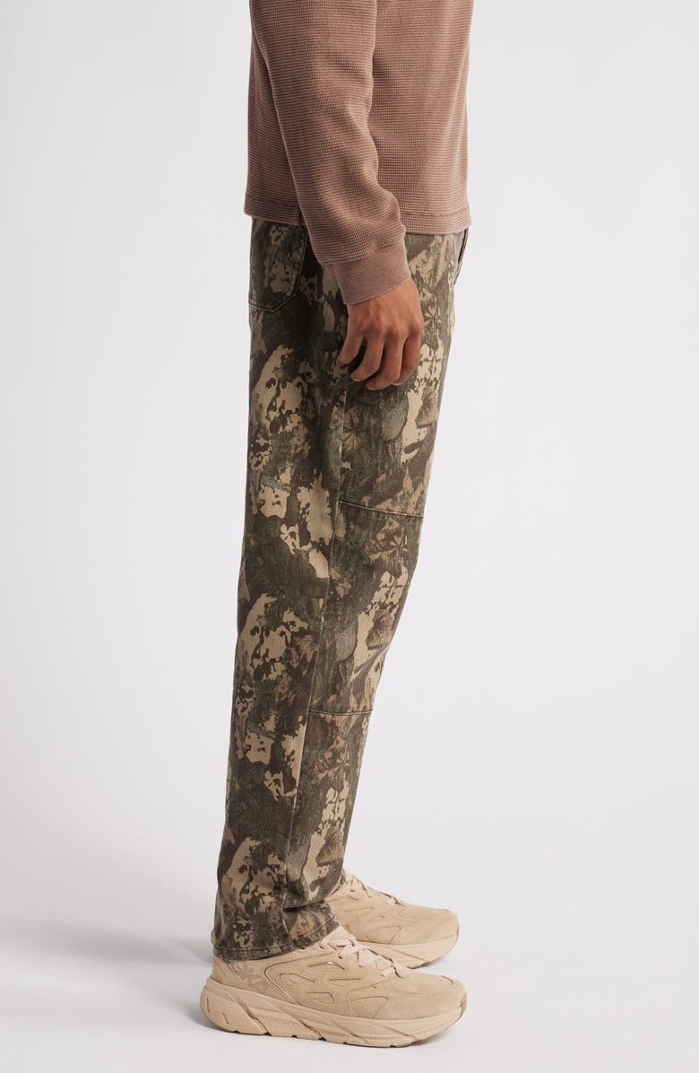 BP. Camo Relaxed Fit Stretch Canvas Workwear Pants, Alternate, color,