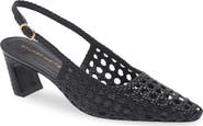 Stuart Weitzman Stassi Woven Slingback Pump