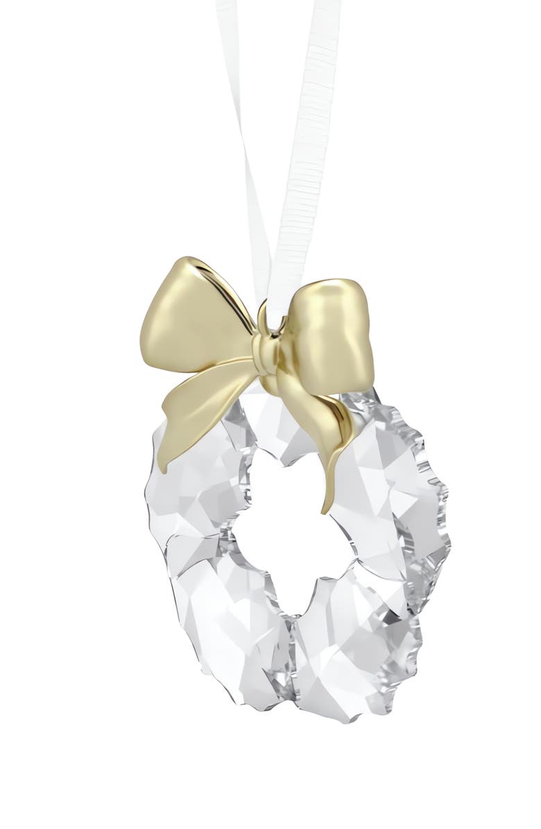 Swarovski Holiday Magic Wreath Ornament, Alternate, color,