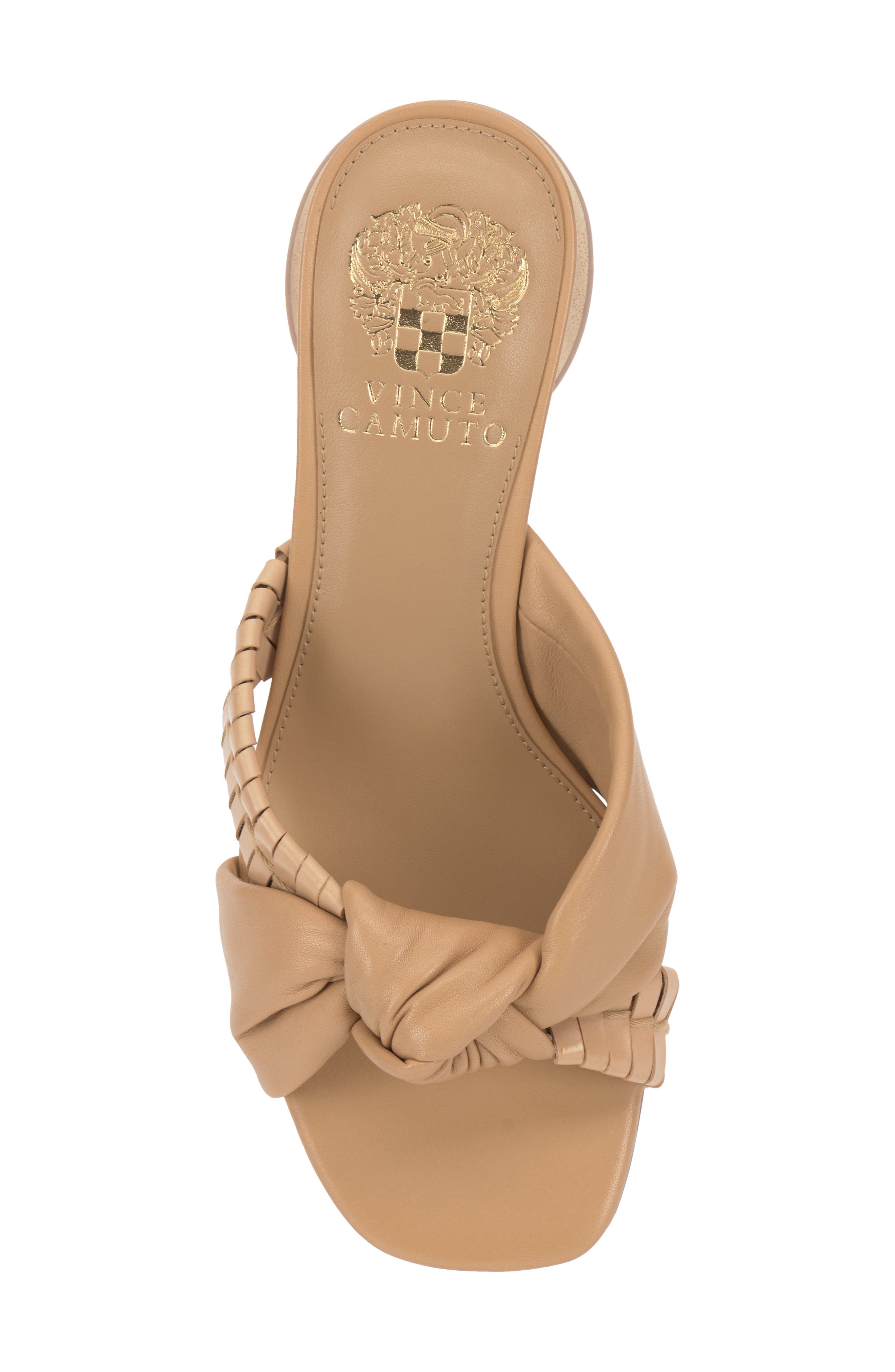 Vince Camuto Leana Slide Sandal, Alternate, color, Dulce De Leche