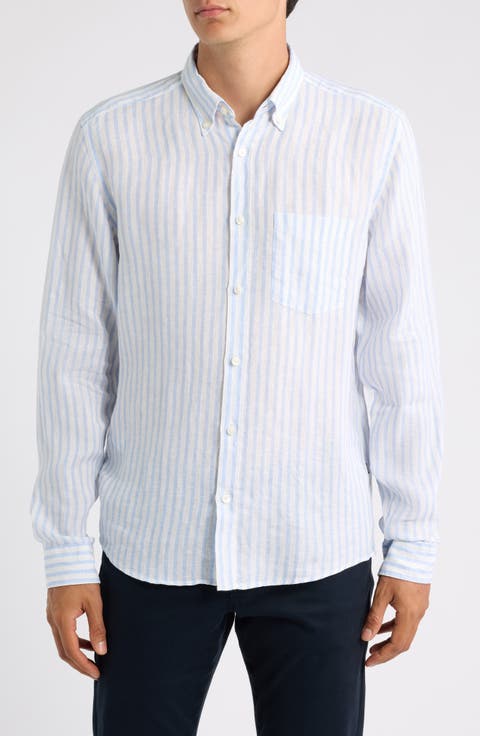 Liam Striped Linen Shirt