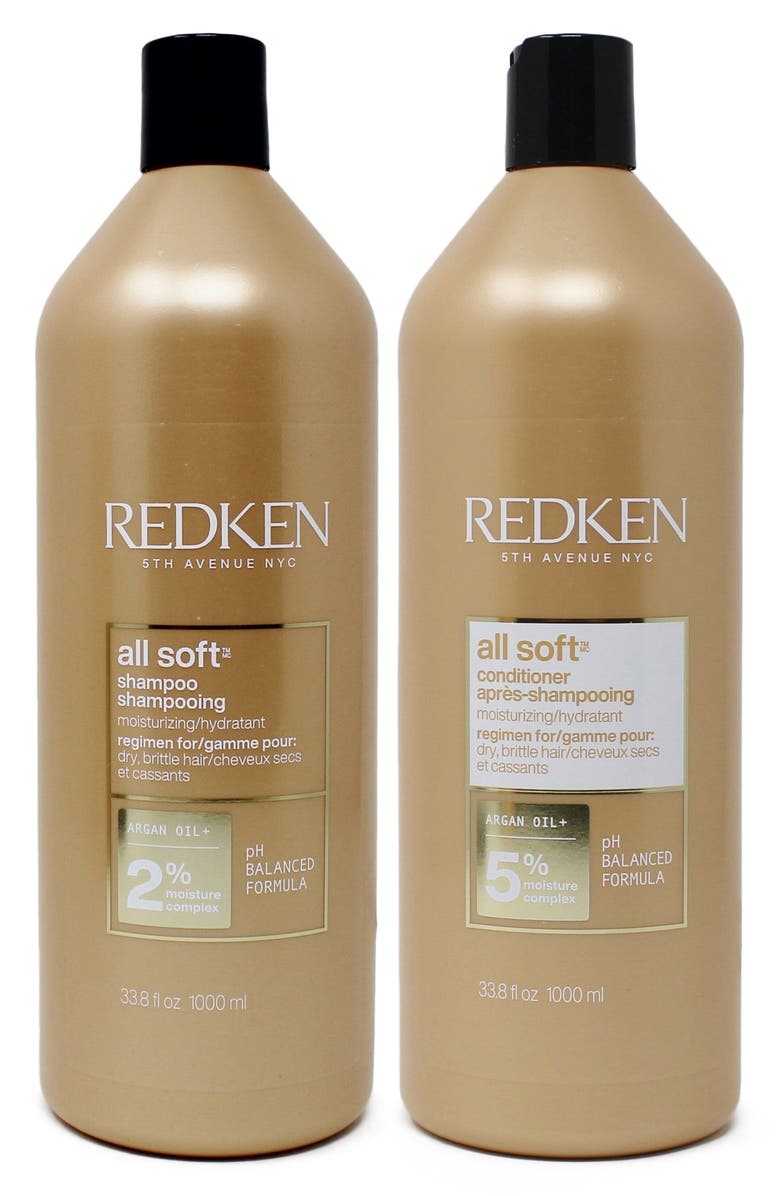 REDKEN All Soft Shampoo & Conditioner Set, Main, color, 