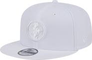New Era Men's New Era Pittsburgh Steelers Main White on White 9FIFTY Snapback Hat