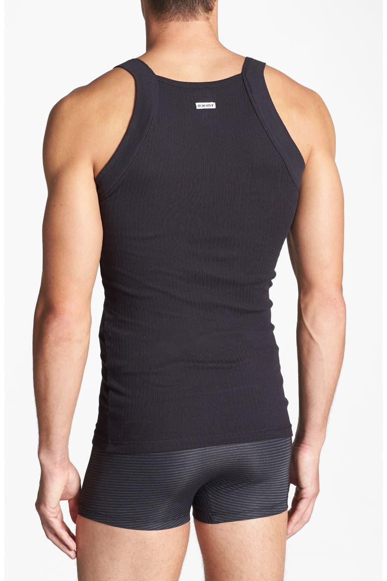 2-Pack Square Cut Tank Top, Alternate, color, BLACK