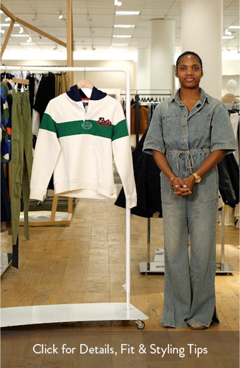 Kids' Colorblock Hooded Rugby Shirt, sales video thumbnail