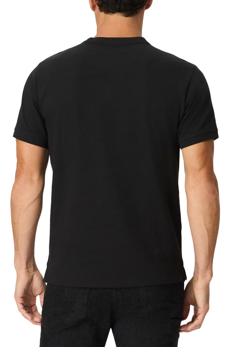 Baslow Geometric Cotton Blend T-Shirt, Alternate, color, BLACK