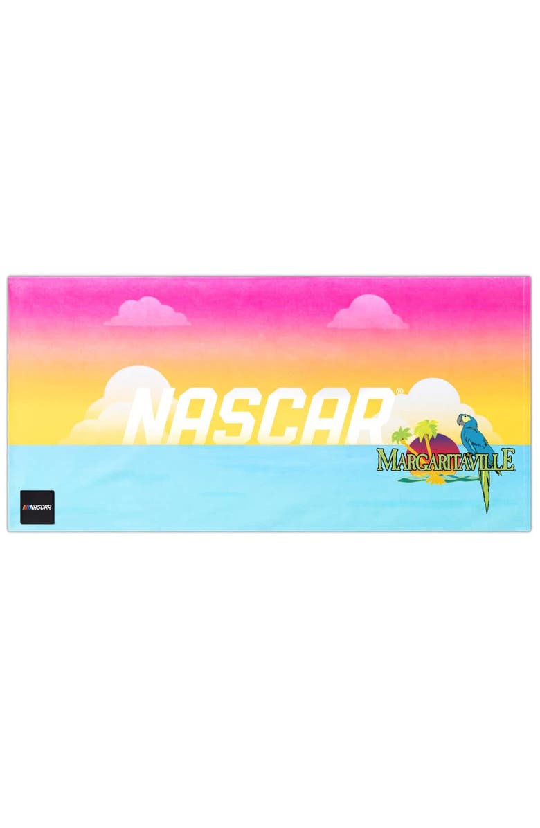 Margaritaville NASCAR 30'' x 60'' Beach Towel, Main, color, Light Blue