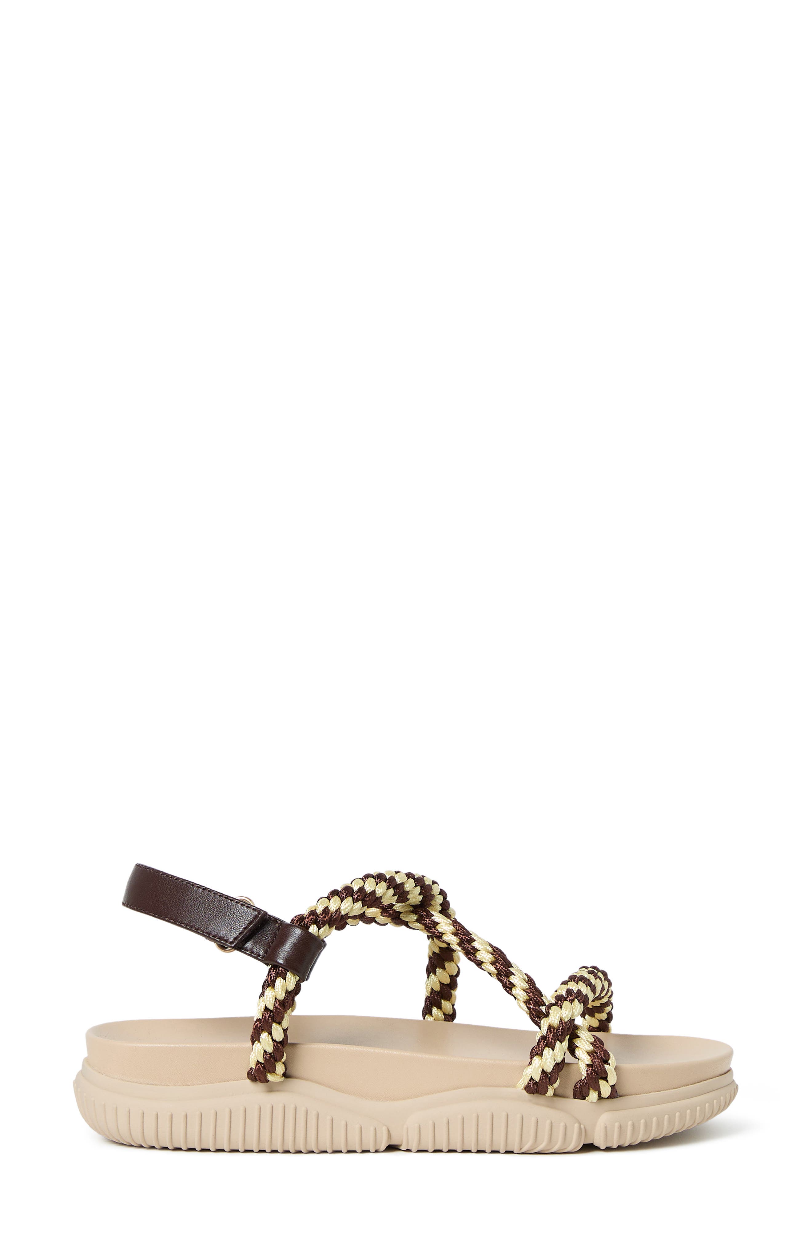 Loeffler Randall Ozzy Sport Sandal, Alternate, color, Cream/ Brown/ Butter