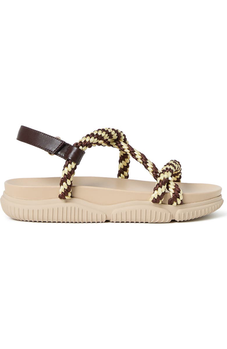 Loeffler Randall Ozzy Sport Sandal, Alternate, color, Cream/ Brown/ Butter