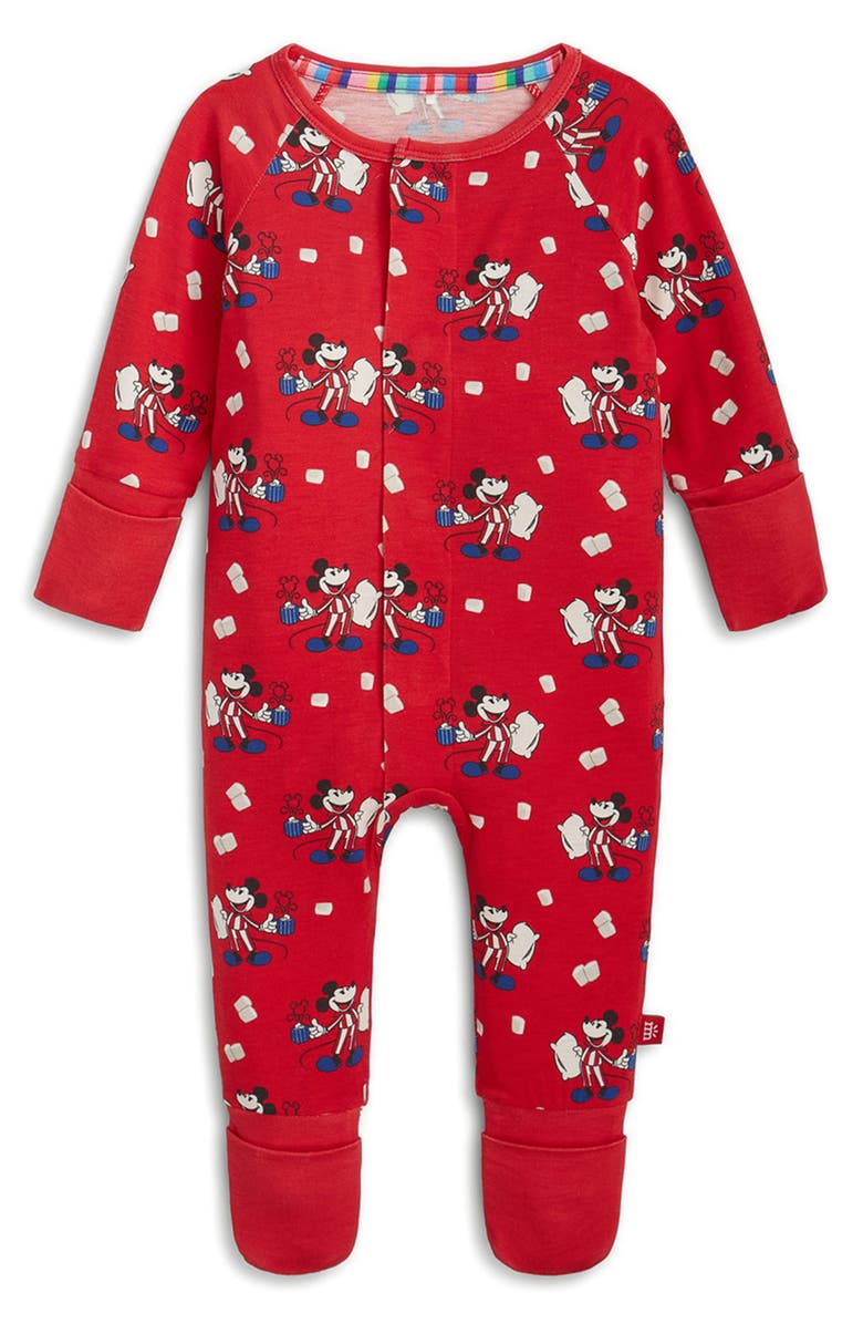 Magnetic Me Disney<sup>®</sup> Mickey Mouse Cocoa Club RightFit<sup>™</sup> Convertible Romper, Alternate, color, Red