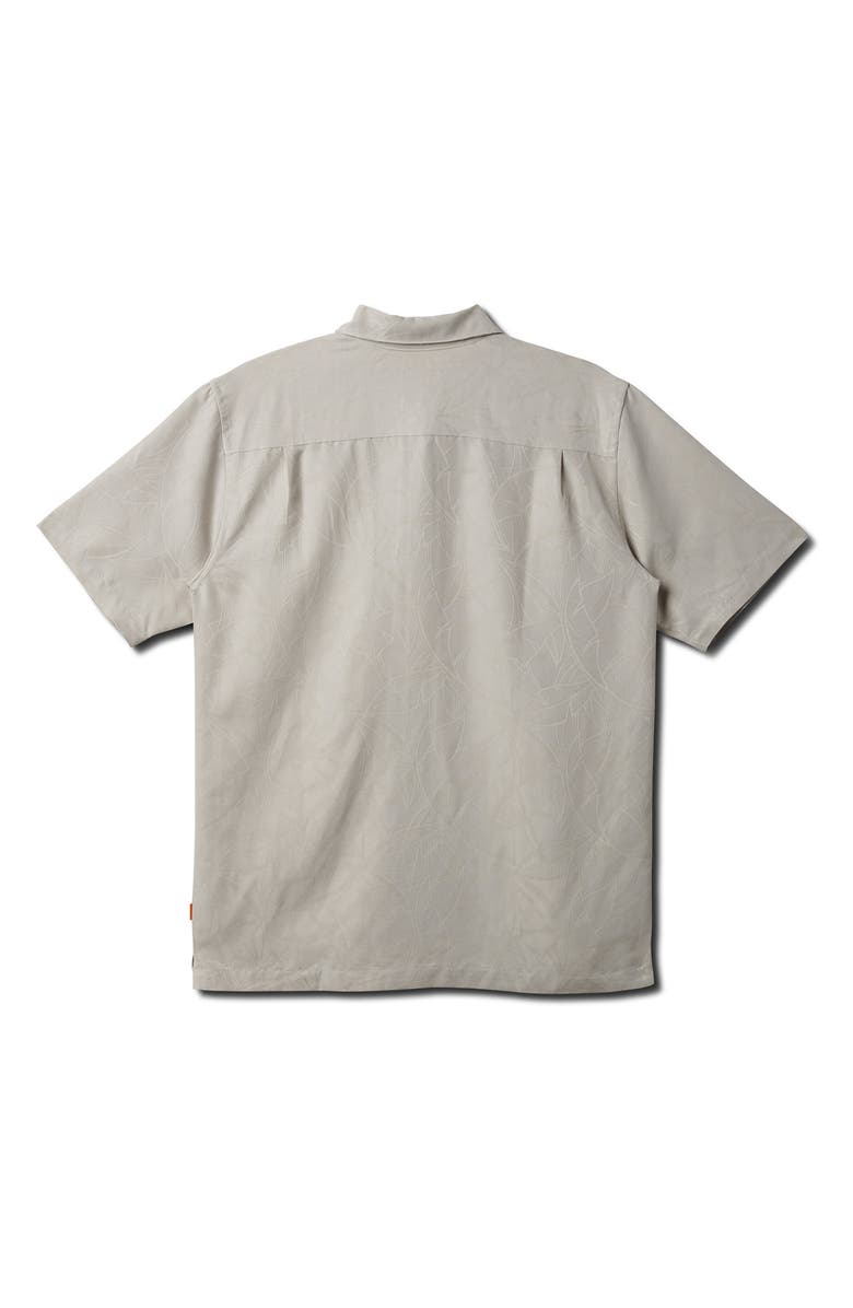 Quiksilver Island Jungle Short Sleeve Shirt, Alternate, color, Pelican