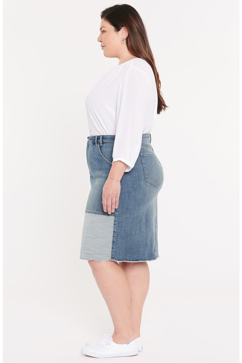 Center Slit Midi Skirt, Alternate, color, CLEAN SELINE