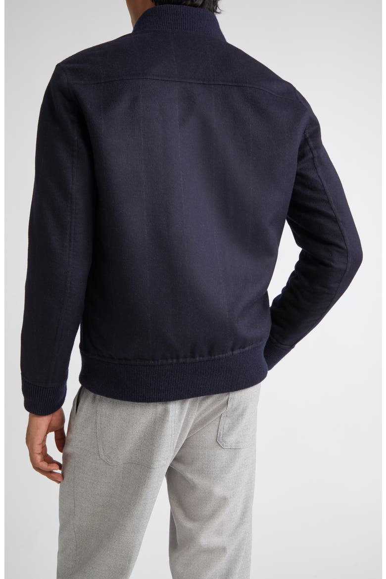 Wool Bomber Jacket, Alternate, color, 11 NAVY BLUE