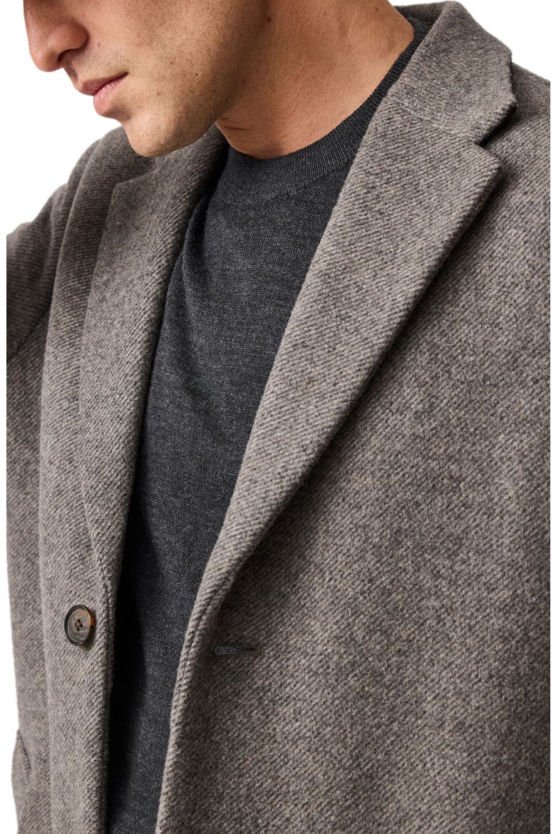 Colwood Wool Blend Twill Coat, Alternate, color, MINK