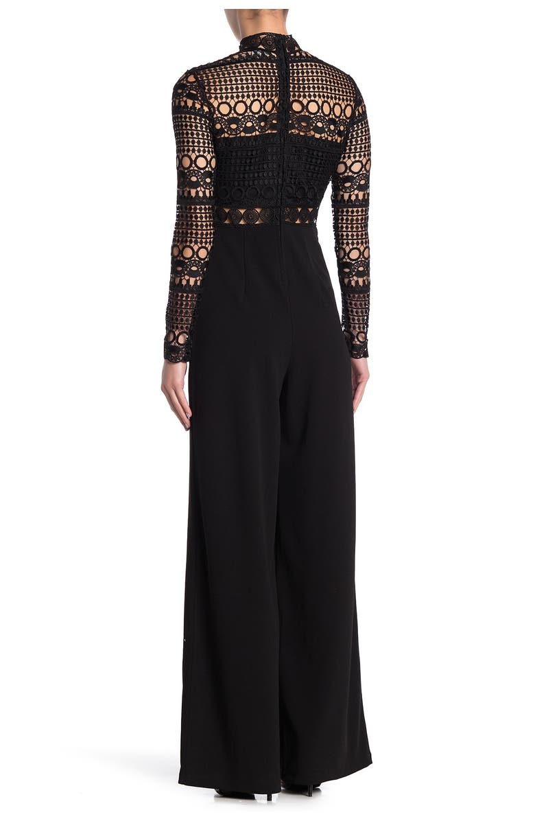 Love By Design Chelsea Lace Bodice Jumpsuit, Alternate, color,