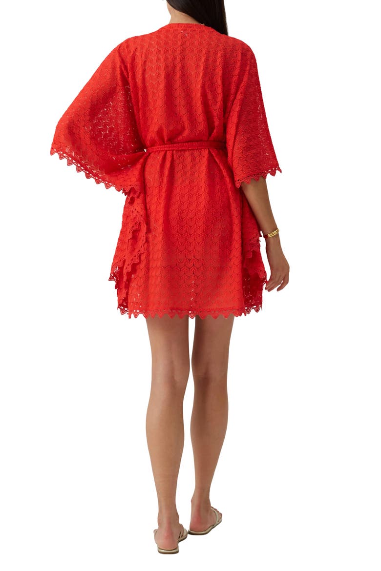 Petra Cover-Up Dress, Alternate, color, RED