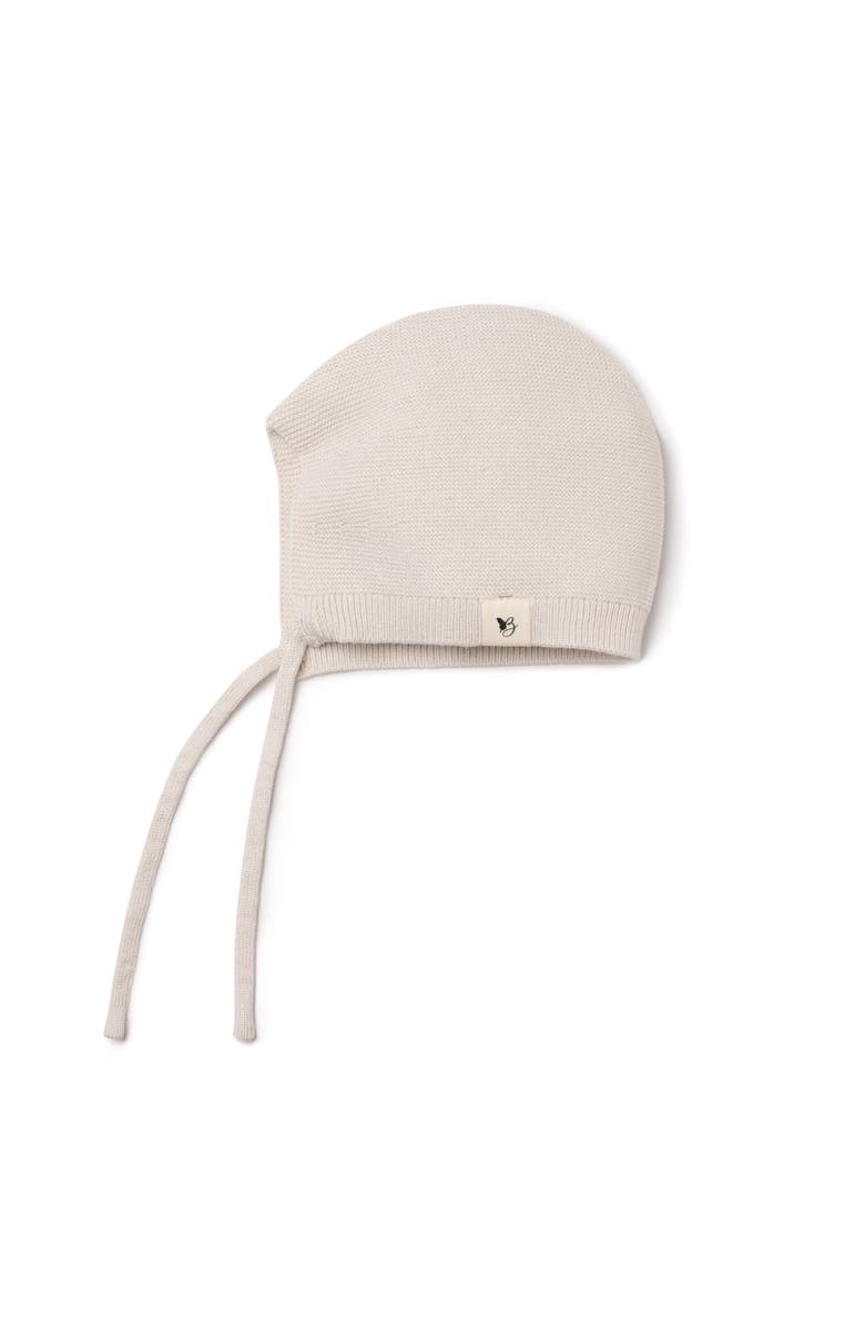 Bebe Bella Girl Soft and Breathable Knitted Bonnet, Main, color, Dark Almond