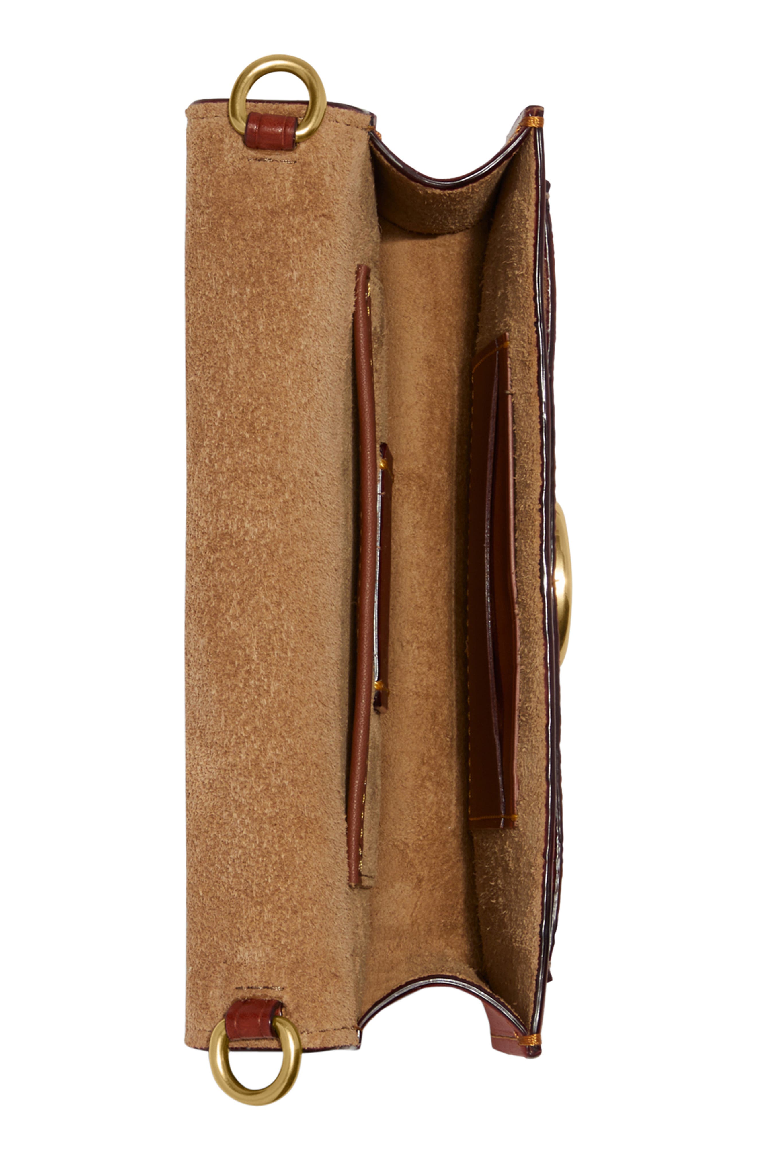 COACH Tabby Signature Coated Canvas & Leather Wristlet, Alternate, color, 