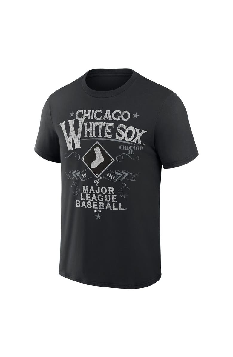 Darius Rucker Collection by Fanatics Men's Darius Rucker Collection by Fanatics Black Chicago White Sox Beach Splatter T-Shirt, Alternate, color, Black