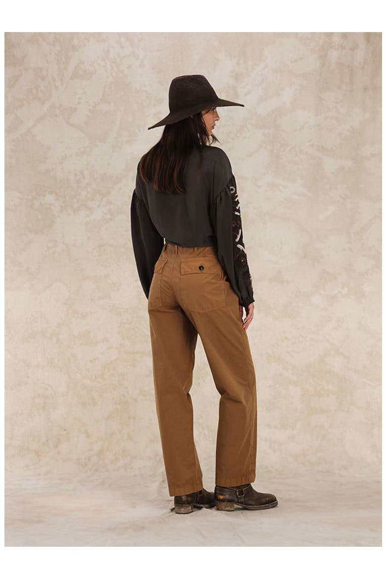 Newfatigue Canvas Parachute Fatigue Trousers, Alternate, color, CACAO