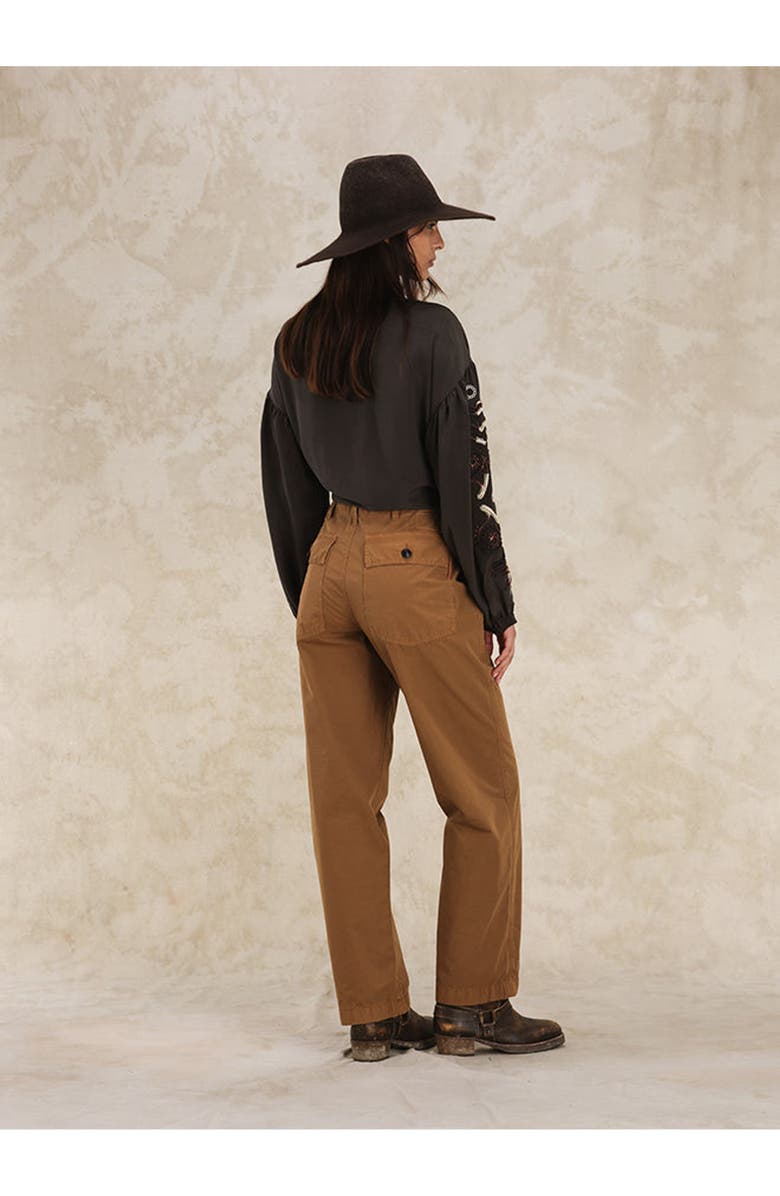 Fortela Newfatigue Canvas Parachute Fatigue Trousers, Alternate, color, Cacao