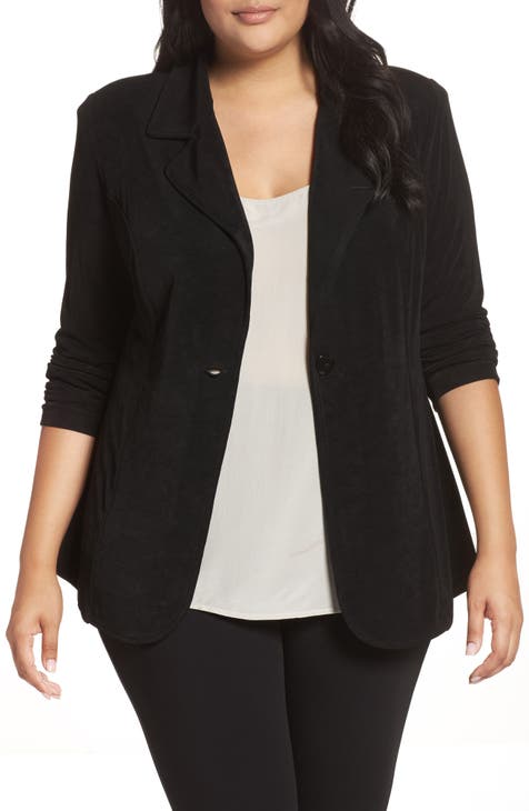 VIKKI VI Slinky Plus Size 3X Jacket/Shirt w/ Mandarin Collar popular Fall Colors