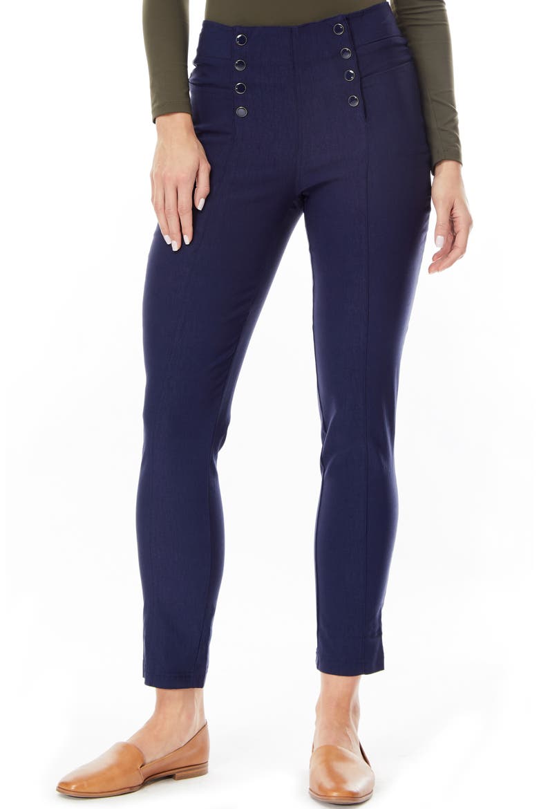 Sailor Travel Pants, Main, color, PEACOAT