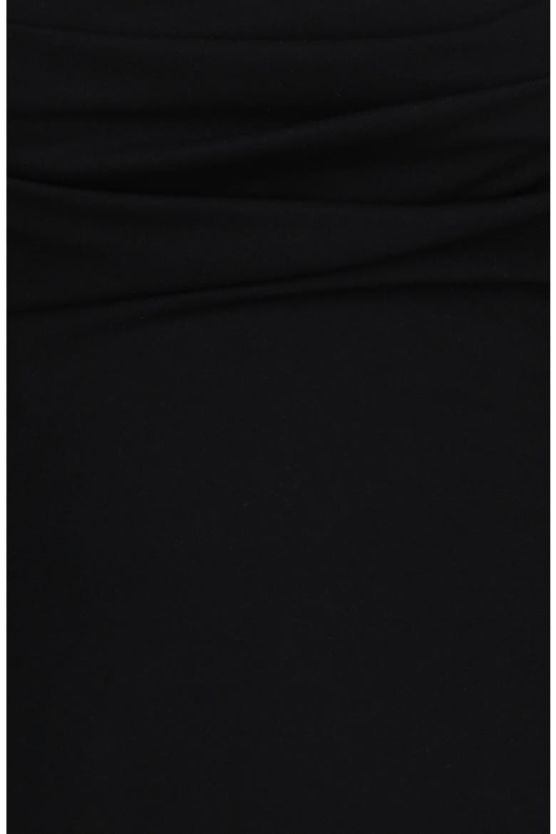The Drape Neck Corset Tank, Alternate, color, BLACK