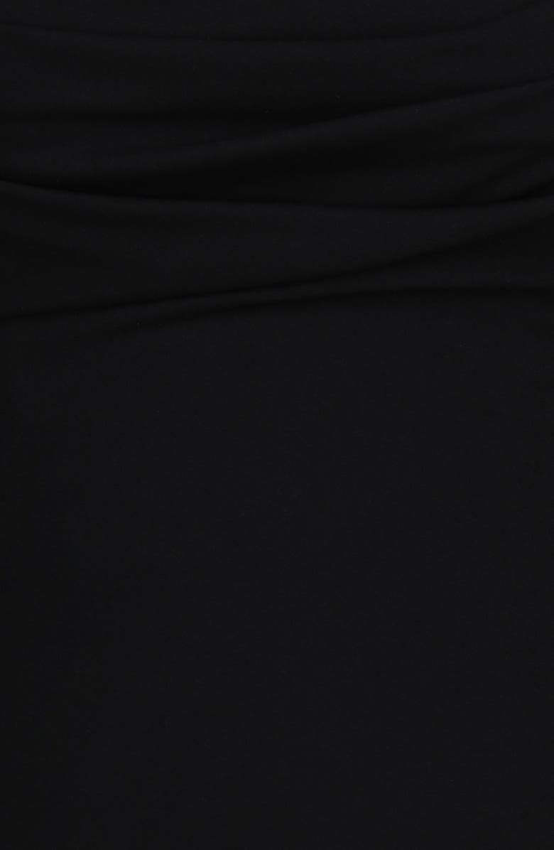 HOUSE OF CB The Drape Neck Corset Tank, Alternate, color, Black